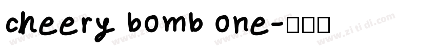 cheery bomb one字体转换